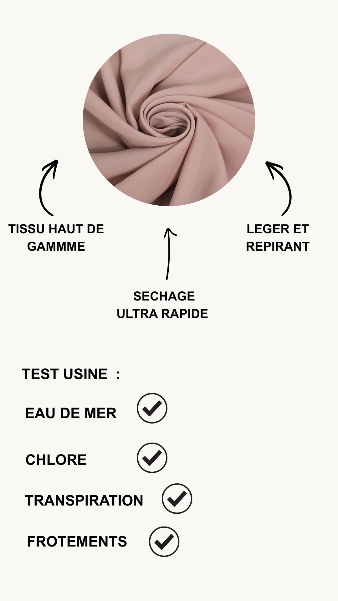 Burkini Noeud Rose Clair