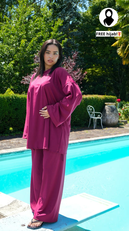 Classic Bordeaux Burkini
