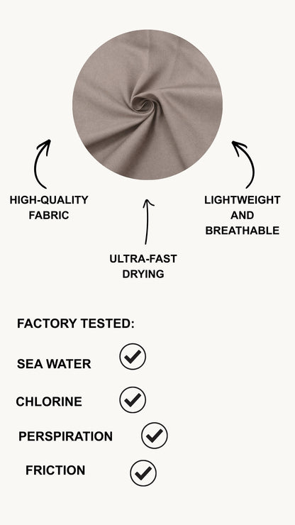 Classic taupe burkini