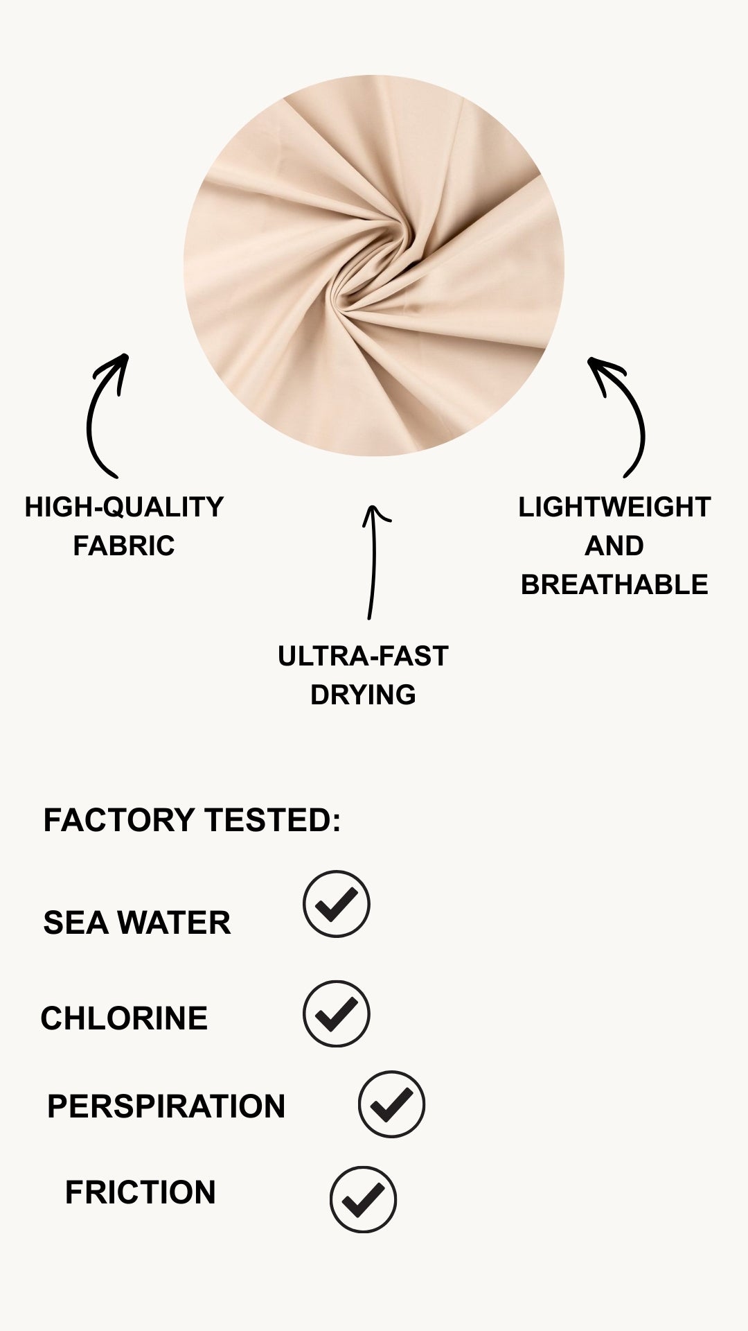 Beige Bow Burkini