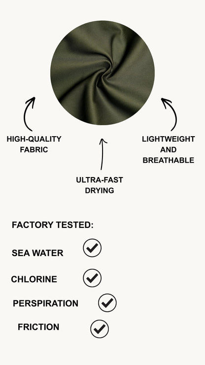 Khaki Bow Burkini