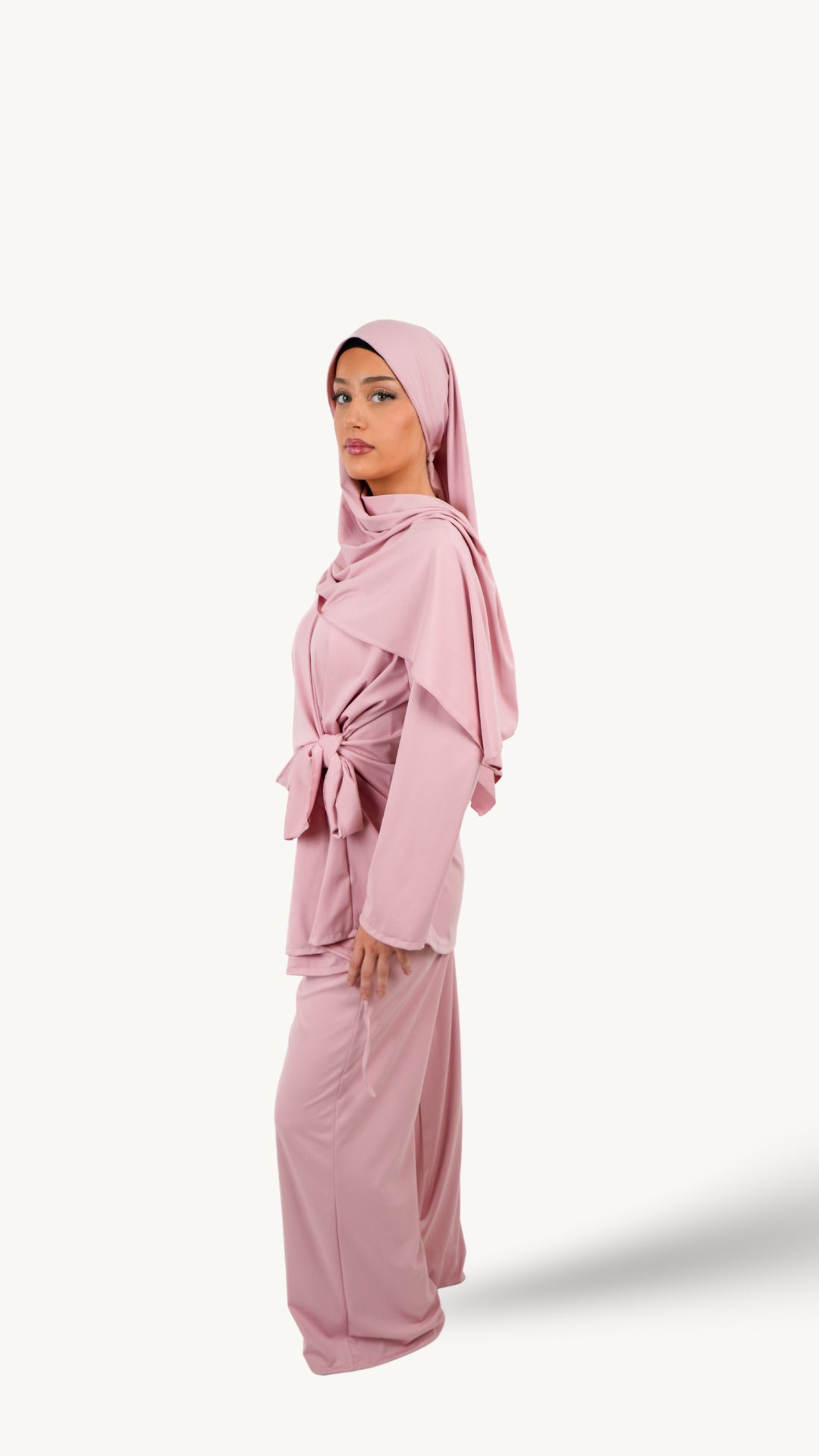 Burkini Noeud Rose Clair